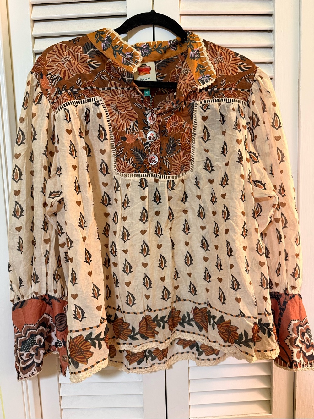 FARM Rio Ainika Printed Blouse - Picture 6 of 7